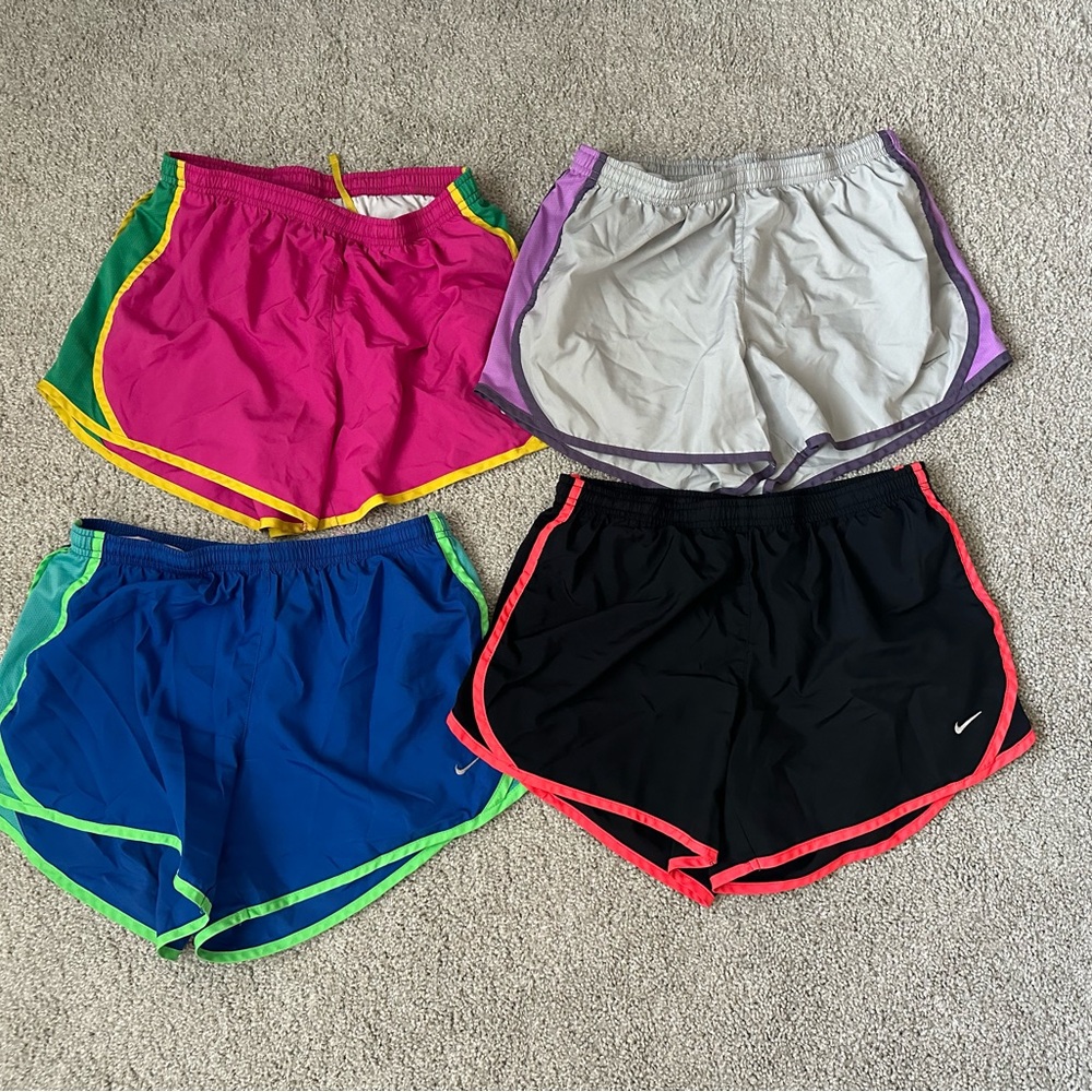 Lot of 4 Nike Tempo Shorts all Size Girls XL